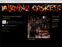 Tablet Screenshot of burningcaskets.bandcamp.com