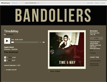 Tablet Screenshot of bandoliers.bandcamp.com