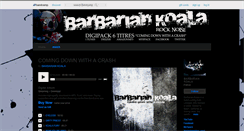 Desktop Screenshot of barbariankoala.bandcamp.com