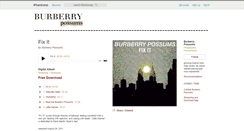 Desktop Screenshot of burberrypossums.bandcamp.com