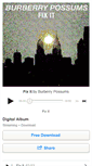 Mobile Screenshot of burberrypossums.bandcamp.com