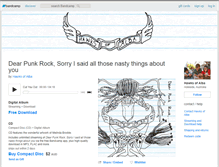 Tablet Screenshot of hawksofalba.bandcamp.com