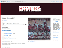 Tablet Screenshot of honora.bandcamp.com