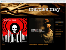 Tablet Screenshot of merciesmay.bandcamp.com