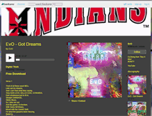 Tablet Screenshot of evo317.bandcamp.com