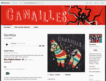 Tablet Screenshot of canailles.bandcamp.com