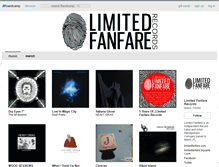 Tablet Screenshot of limitedfanfare.bandcamp.com