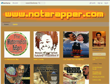 Tablet Screenshot of notarapper.bandcamp.com