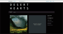 Desktop Screenshot of deserthearts.bandcamp.com