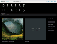Tablet Screenshot of deserthearts.bandcamp.com