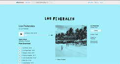 Desktop Screenshot of losfederales.bandcamp.com