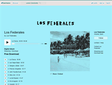 Tablet Screenshot of losfederales.bandcamp.com