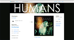 Desktop Screenshot of humansband.bandcamp.com