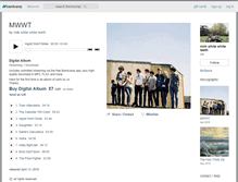 Tablet Screenshot of milkwhitewhiteteeth.bandcamp.com