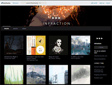 Tablet Screenshot of infraction.bandcamp.com