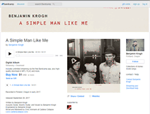 Tablet Screenshot of benjaminkrogh.bandcamp.com