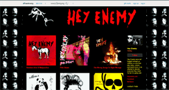 Desktop Screenshot of heyenemy.bandcamp.com