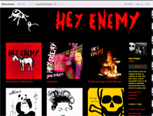 Tablet Screenshot of heyenemy.bandcamp.com