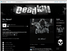 Tablet Screenshot of deadkill.bandcamp.com