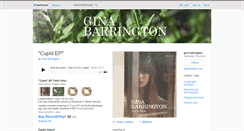 Desktop Screenshot of ginabarrington.bandcamp.com