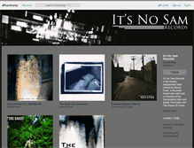Tablet Screenshot of itsnosamrecords.bandcamp.com