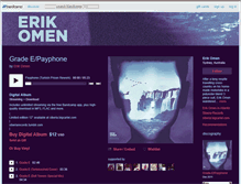 Tablet Screenshot of erikomen.bandcamp.com
