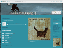 Tablet Screenshot of chainsawbitchacoustic.bandcamp.com