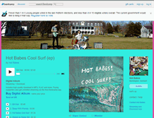 Tablet Screenshot of hotbabes.bandcamp.com