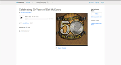 Desktop Screenshot of delmccouryband.bandcamp.com