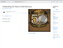 Tablet Screenshot of delmccouryband.bandcamp.com