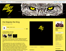 Tablet Screenshot of hismajestytheking.bandcamp.com