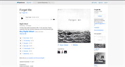 Desktop Screenshot of forgetme.bandcamp.com