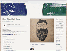 Tablet Screenshot of darkbluedarkgreen.bandcamp.com