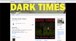 Desktop Screenshot of darktimes.bandcamp.com