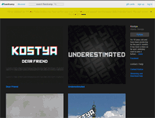 Tablet Screenshot of kostya.bandcamp.com