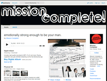 Tablet Screenshot of missioncomplete.bandcamp.com