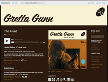 Tablet Screenshot of grettagunn.bandcamp.com