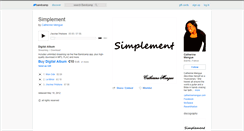 Desktop Screenshot of catherinemengue.bandcamp.com