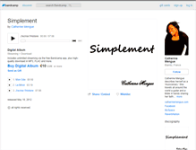 Tablet Screenshot of catherinemengue.bandcamp.com