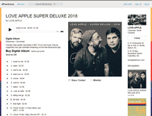 Tablet Screenshot of loveapple.bandcamp.com
