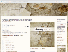 Tablet Screenshot of chasingclarence.bandcamp.com