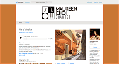Desktop Screenshot of maureenchoiquartet.bandcamp.com