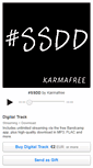 Mobile Screenshot of karmafree.bandcamp.com