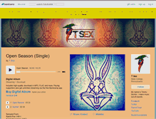 Tablet Screenshot of djtsex.bandcamp.com