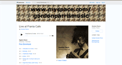 Desktop Screenshot of gordonparris.bandcamp.com