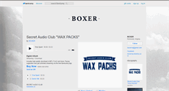 Desktop Screenshot of boxerrva.bandcamp.com