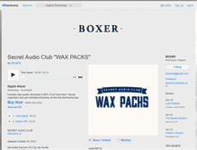 Tablet Screenshot of boxerrva.bandcamp.com