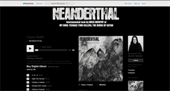 Desktop Screenshot of neanderthal.bandcamp.com