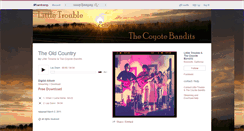 Desktop Screenshot of littletroubleandthecoyotebandits.bandcamp.com