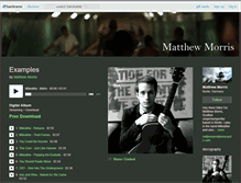 Tablet Screenshot of matthewmorris.bandcamp.com